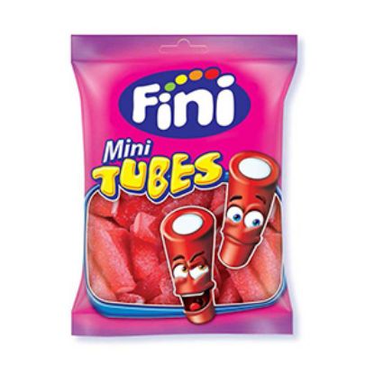 Picture of Bags Fini Mini Tubes Strawberry 80g x12